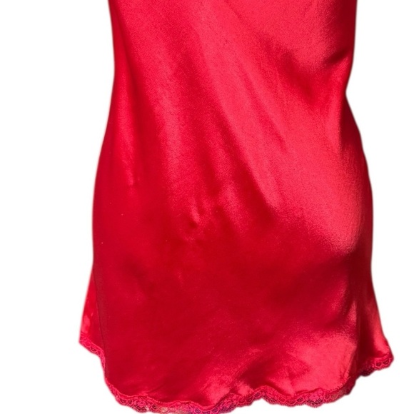 Victoria’s Secret Red Satin Rhinestoned Lace Chemise with Matching Robe M Medium - Picture 16 of 16